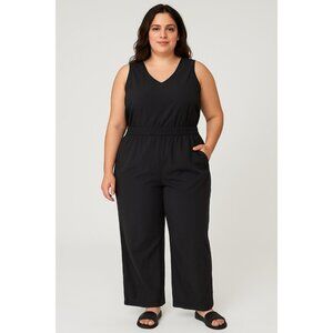 Columbia's Women's Boundless Beauty One Piece Jumpsuit‎ Black Size XL